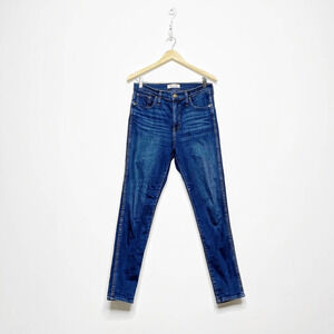 Madewell 10" High Rise Skinny Jeans Women's Hayes Wash F4684 stretch cotton 29